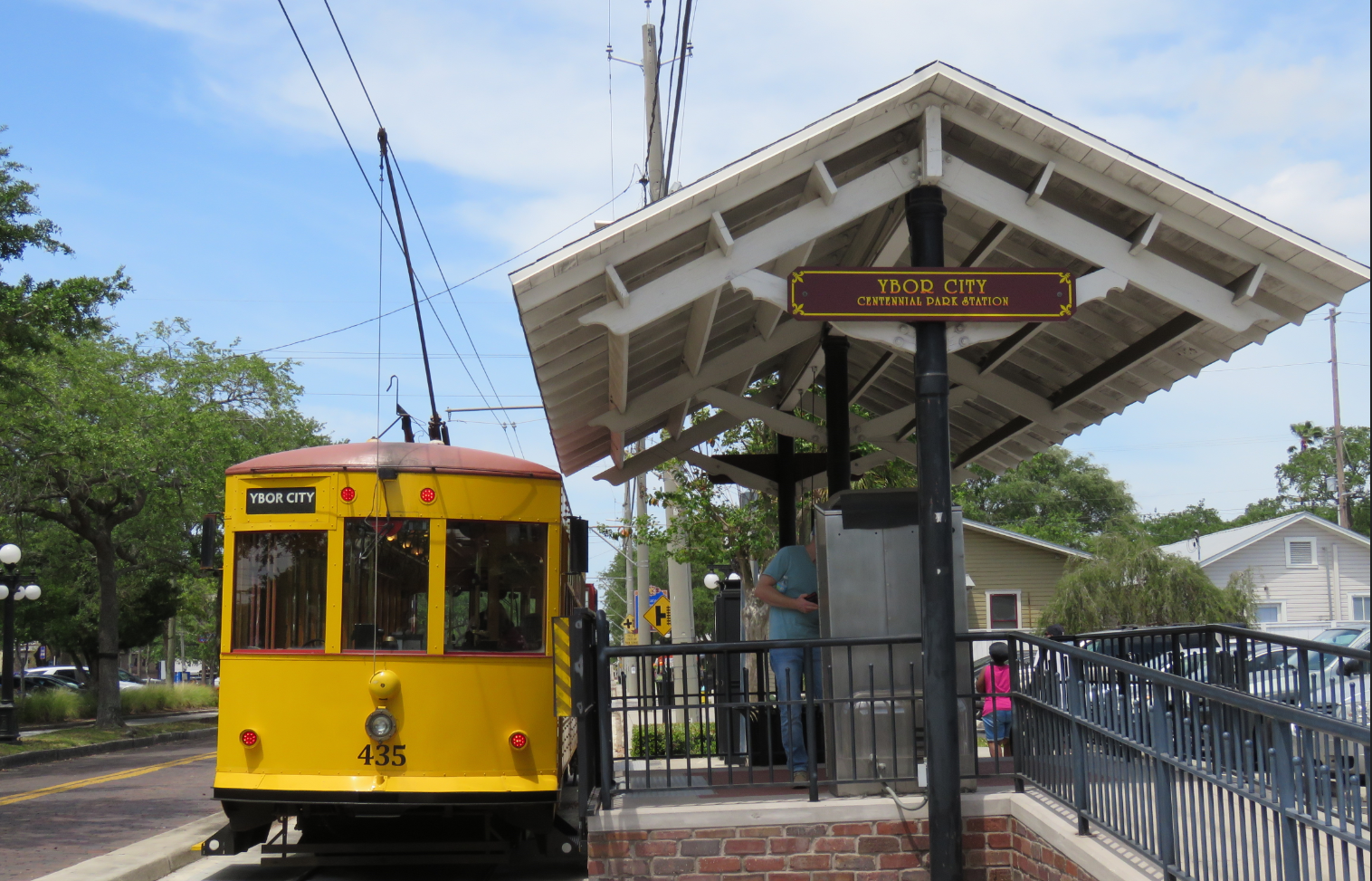 Tram station, Ybor City, Tampa