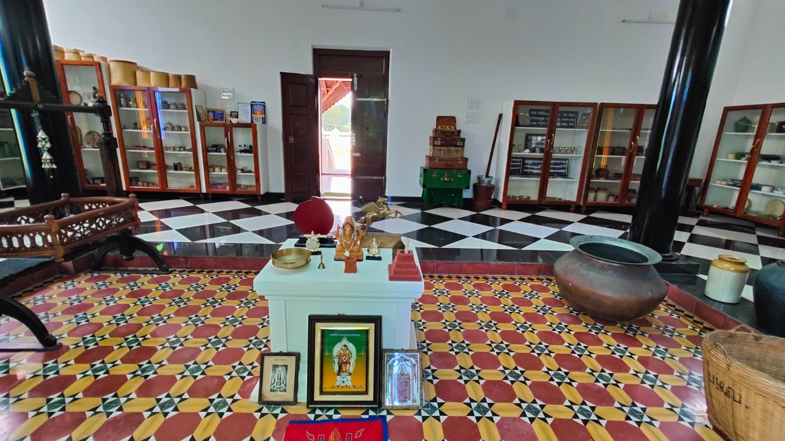 A view of the Chettinad Museum