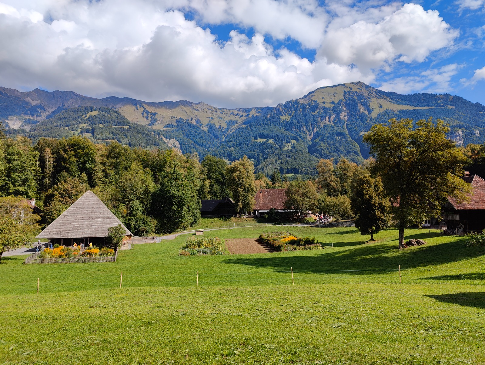 A view of Ballenberg, Swiss Open-Air Museum