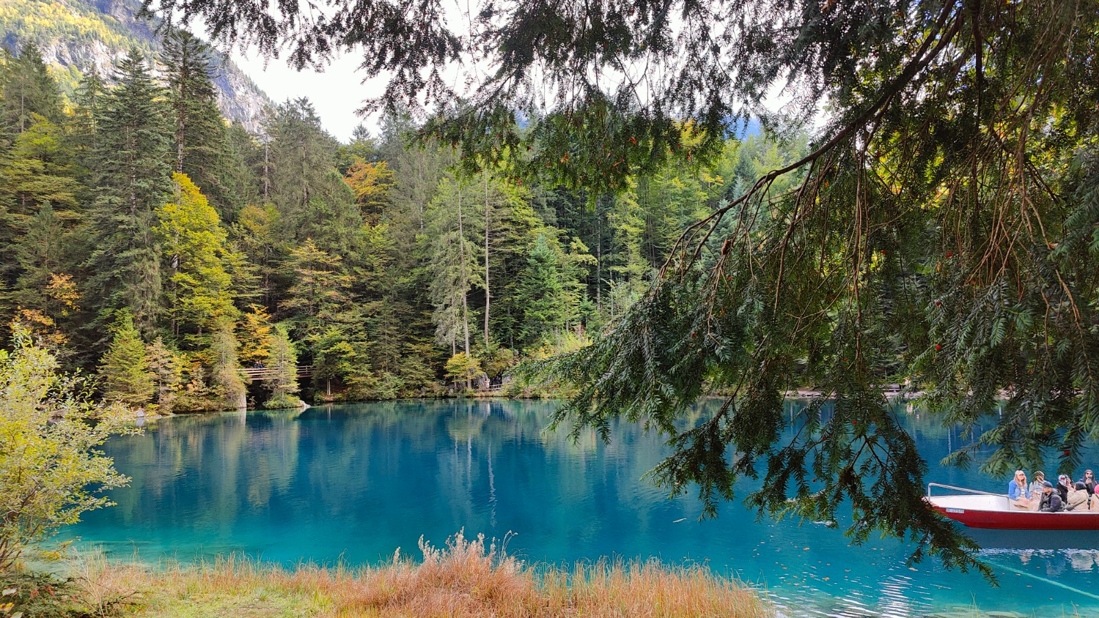 A view of Blausee