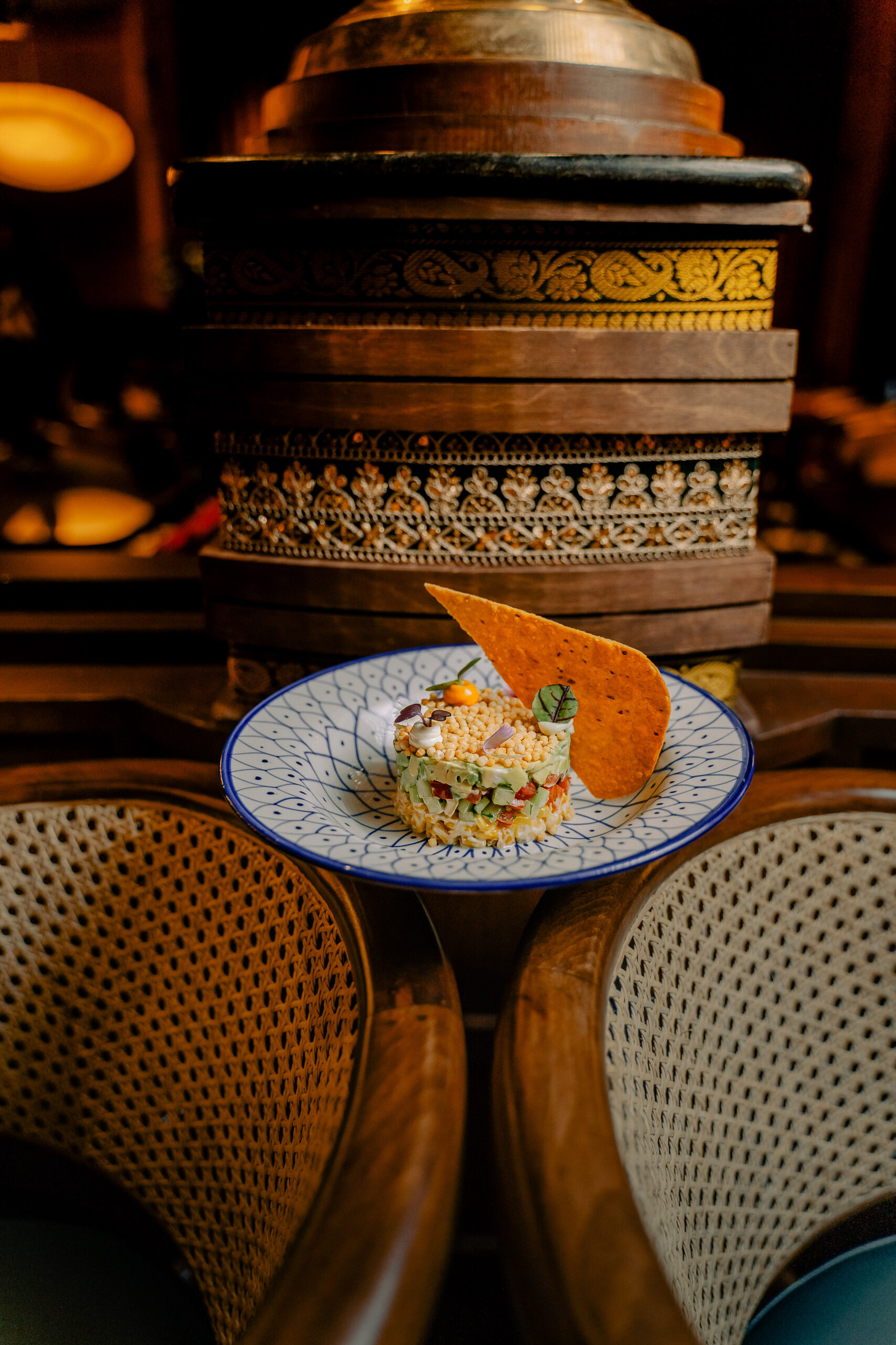 Avocado Corn Salad, served at Kalpaney.